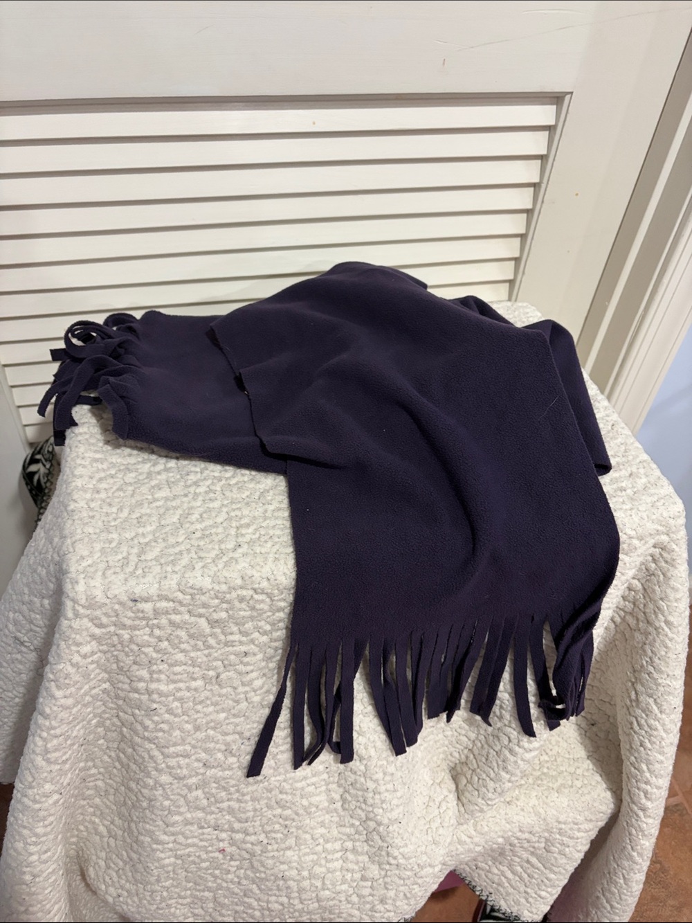 Old Navy Deep Purple Fringed Women's Scarf